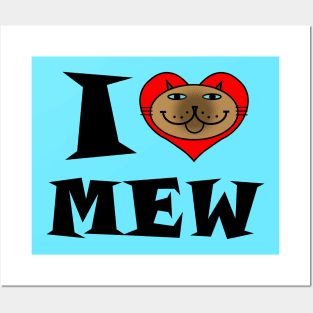 I Heart Cat - Siamese Cat Posters and Art